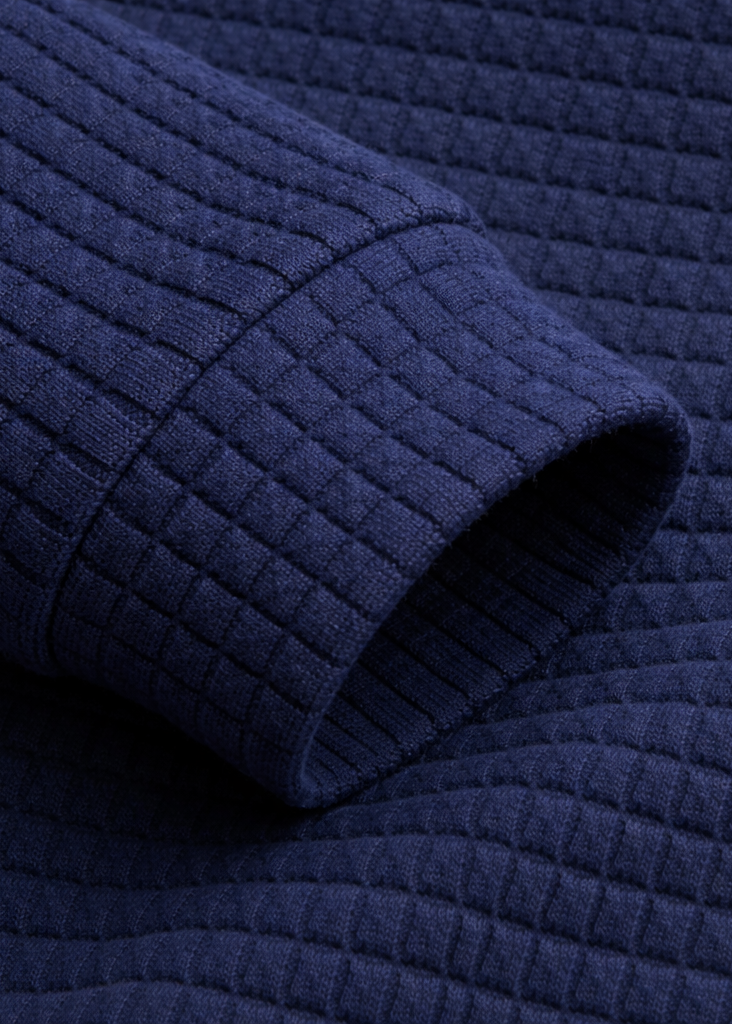 Stan | Long Sleeve Textured Polo