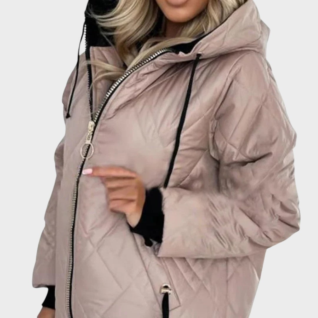Marlena Quilted Hooded Jacket - Nora & Rose Maine, view 4