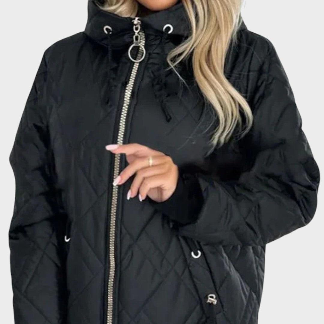 Marlena Quilted Hooded Jacket - Nora & Rose Maine, view 9