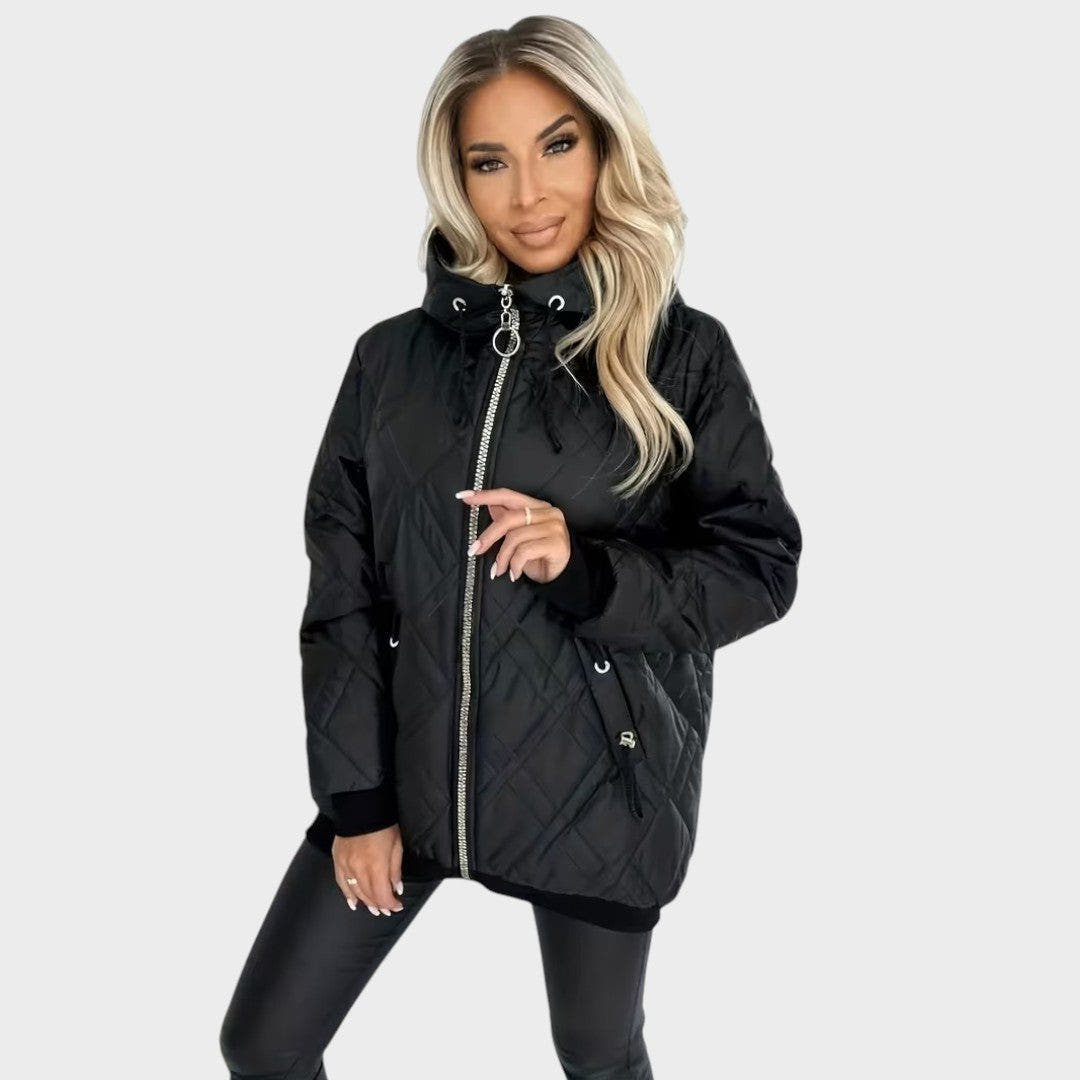 Marlena Quilted Hooded Jacket - Nora & Rose Maine, view 7