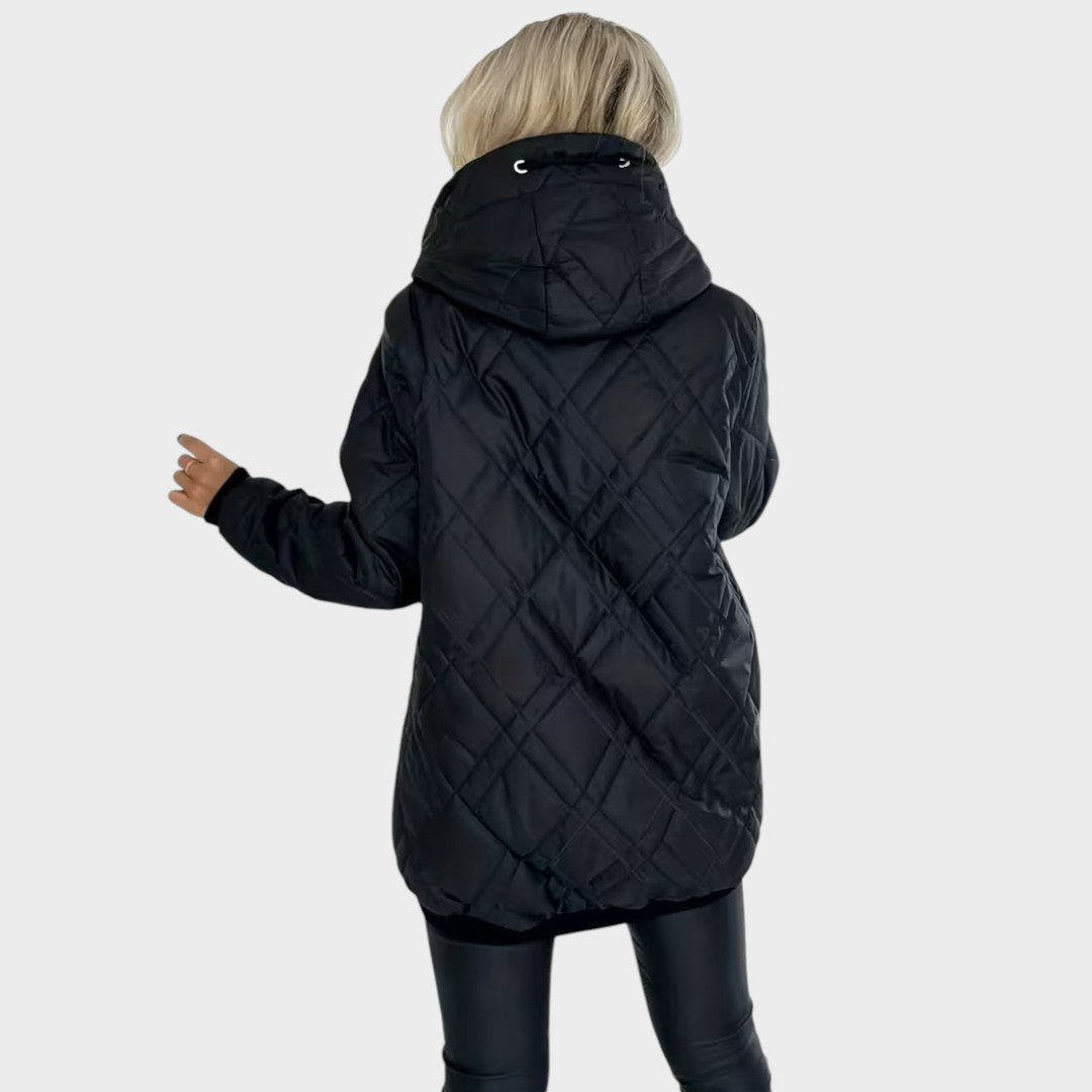 Marlena Quilted Hooded Jacket - Nora & Rose Maine, view 10