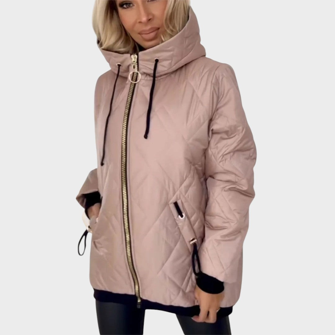 Marlena Quilted Hooded Jacket - Nora & Rose Maine, view 3