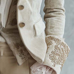 Ivory Embroidered