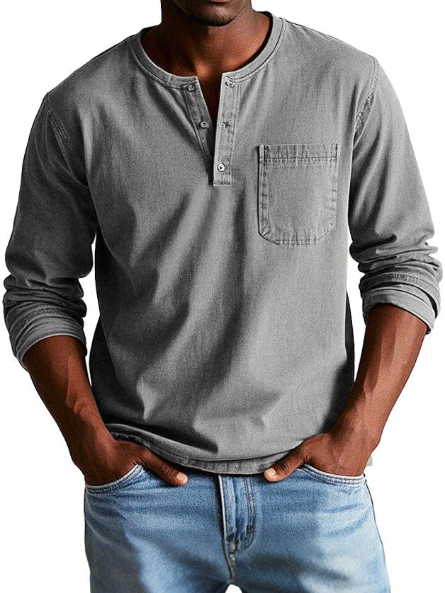 Theodore | Classic Vintage Long-Sleeve Shirt