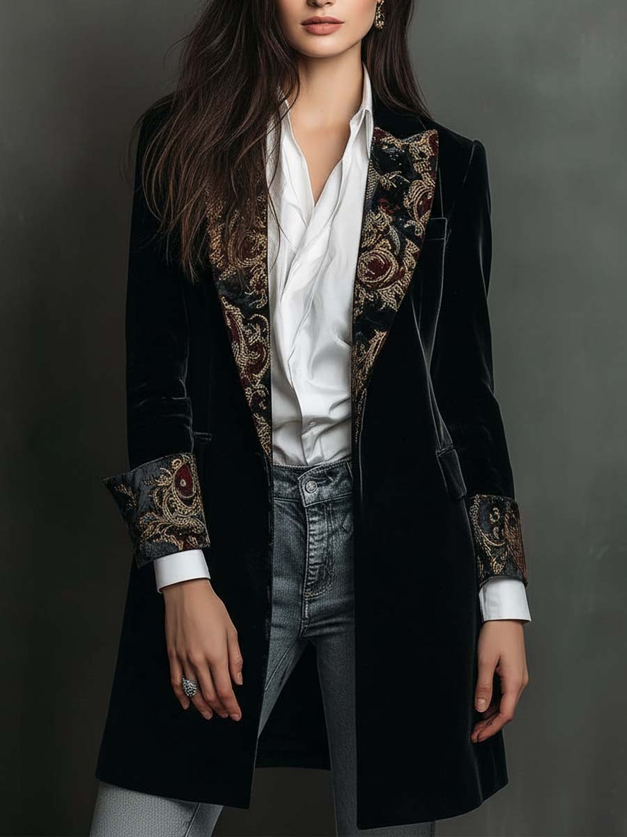 Black Baroque Velvet