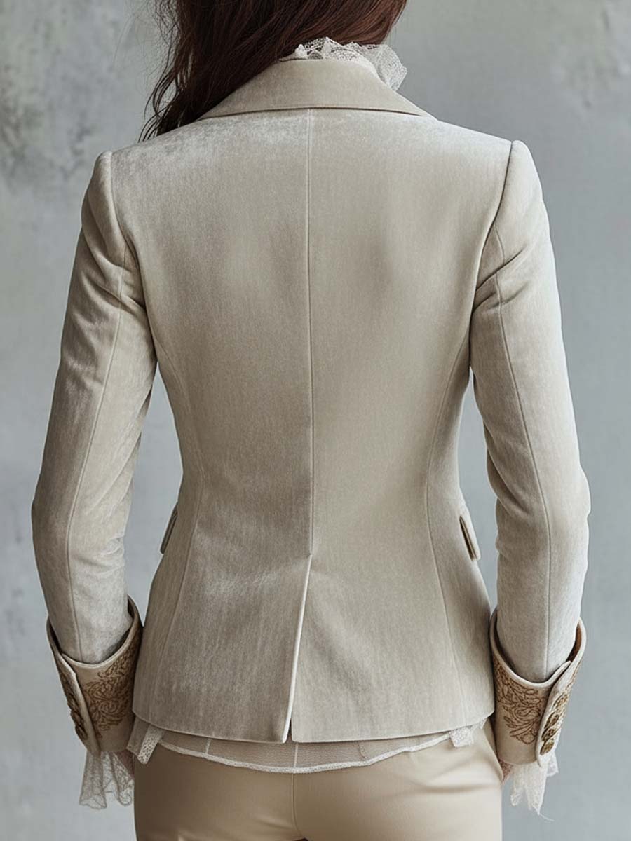 Ivory Embroidered