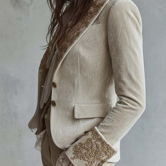 Ivory Embroidered
