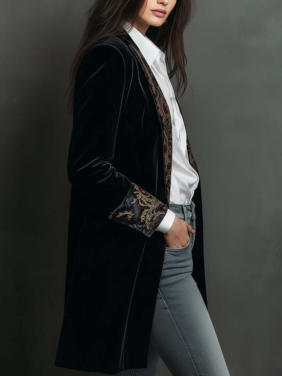 Black Baroque Velvet