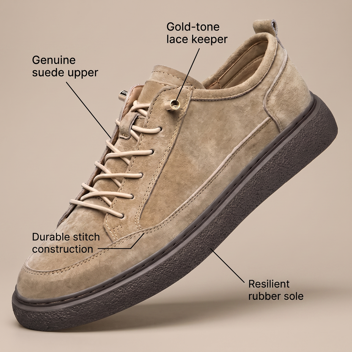 Sebastien | Suede Sneakers