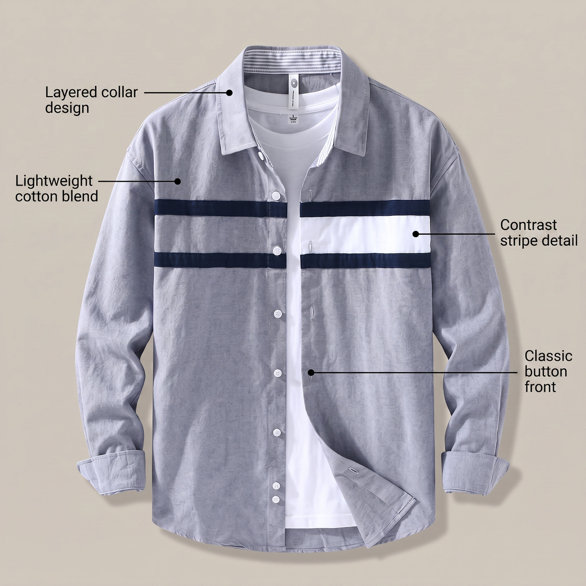 Tommy | Panel Shirt