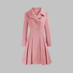 Dami - Classy Double Button Long Sleeve Coat - Nora & Rose Maine, view 15