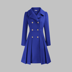 Dami - Classy Double Button Long Sleeve Coat - Nora & Rose Maine, view 18