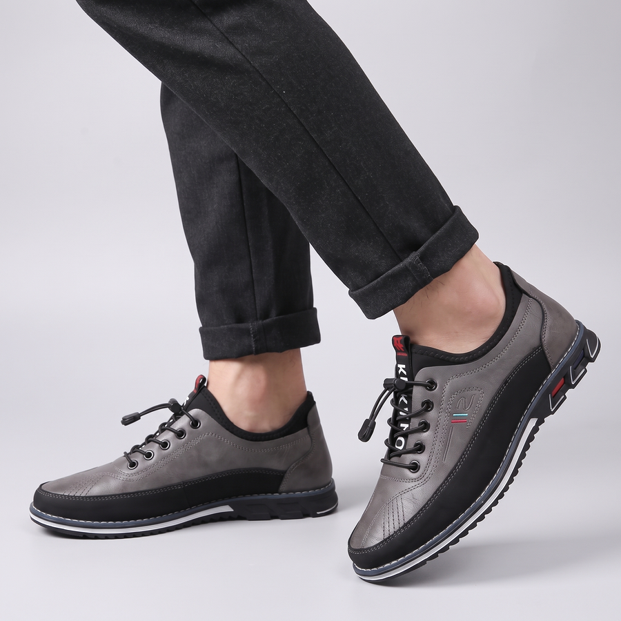 David | Lightweight Leather Oxford Sneakers