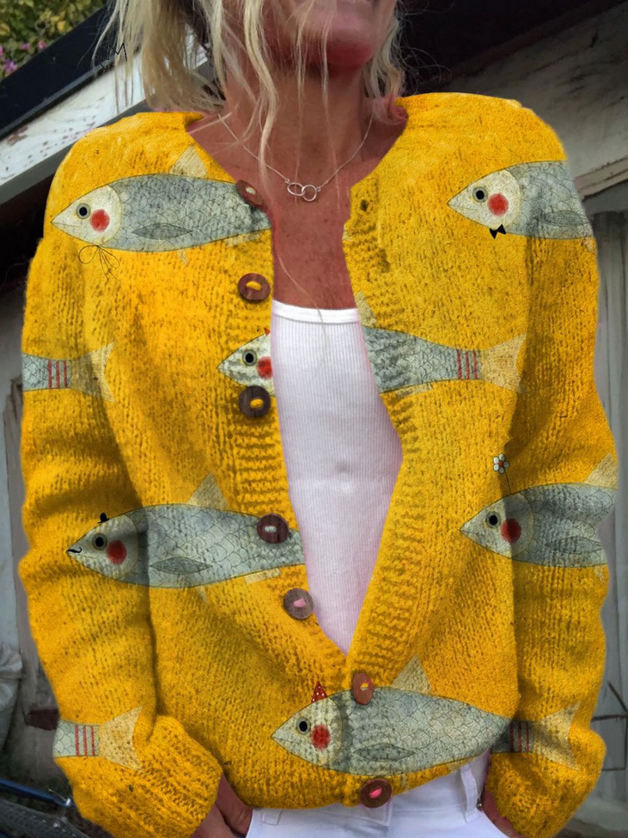 Anouk Vintage Cardigan Sweater - Nora & Rose Maine