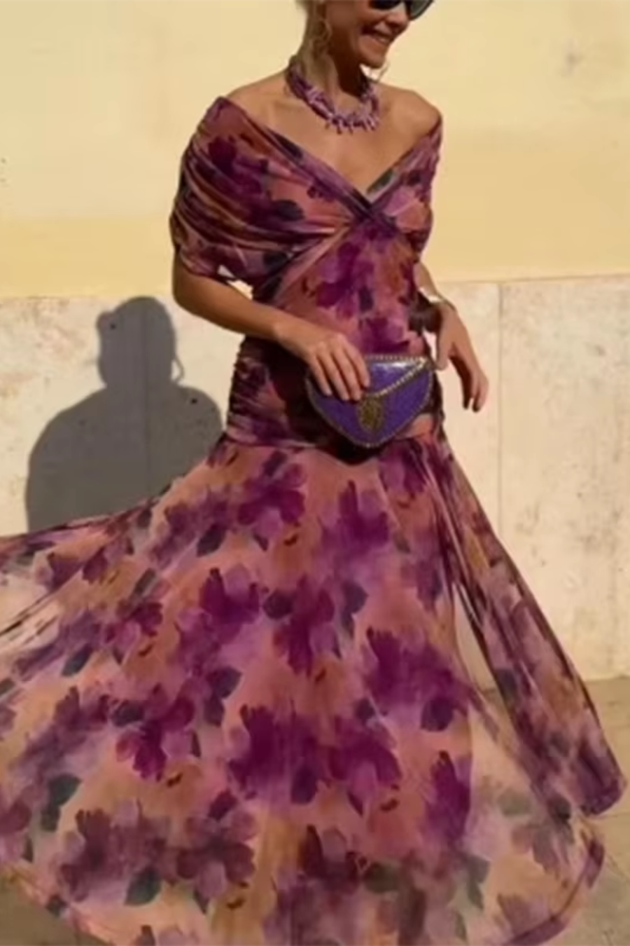 Eloisa | Long Floral Dress