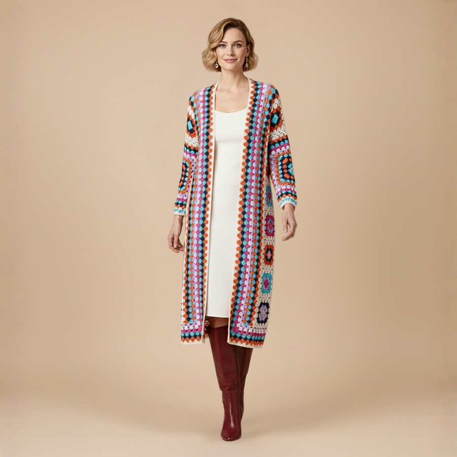 Women's Bohemian Long Cardigan - Nora & Rose Maine