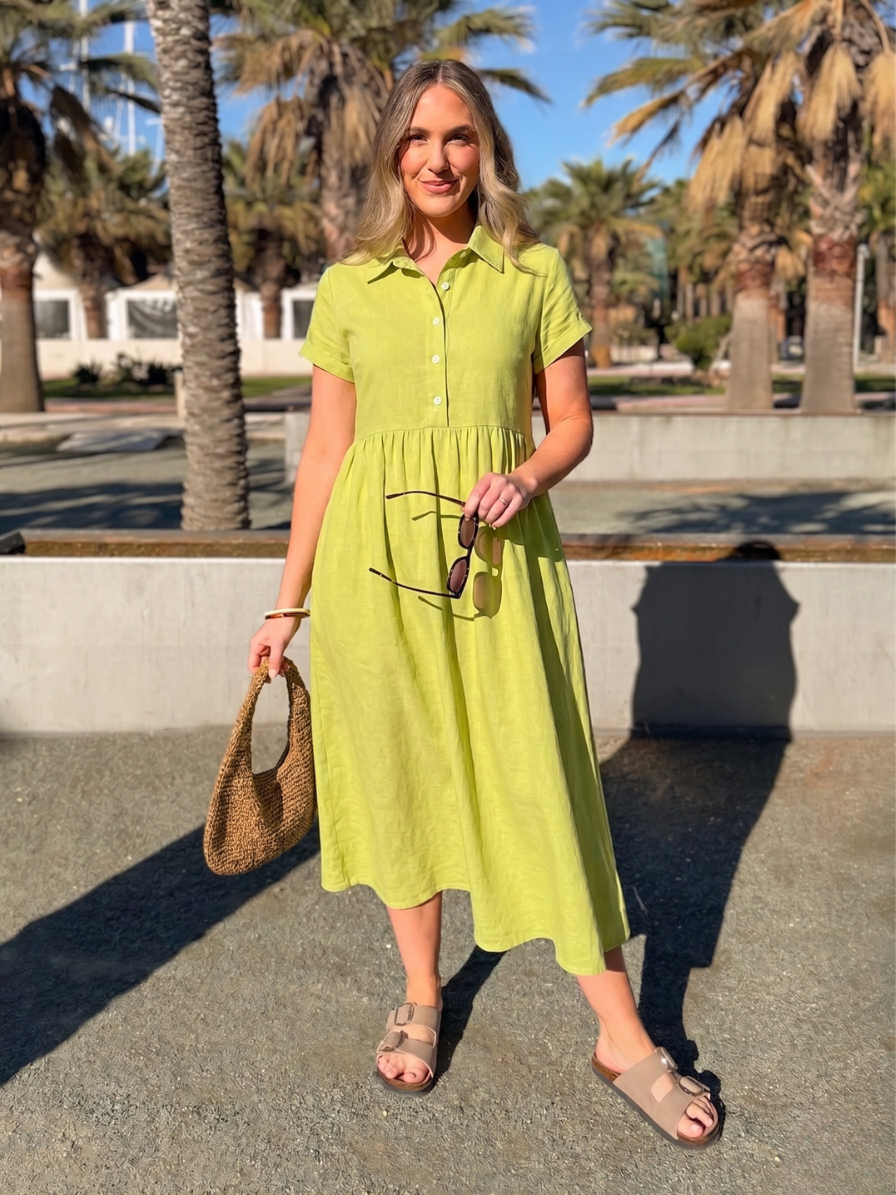 Rhiona Lightweight Woven Shirt Dress