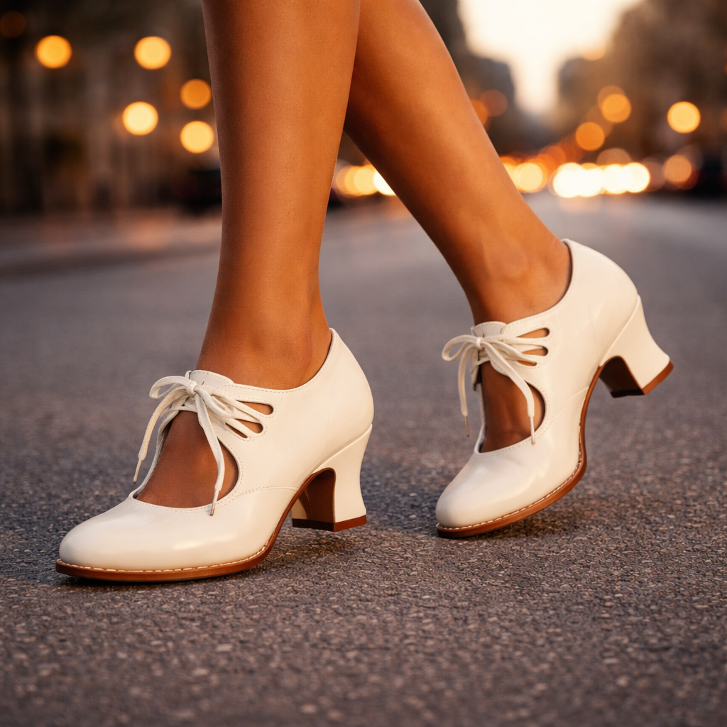 Camille | Soft-Touch Lace Heels