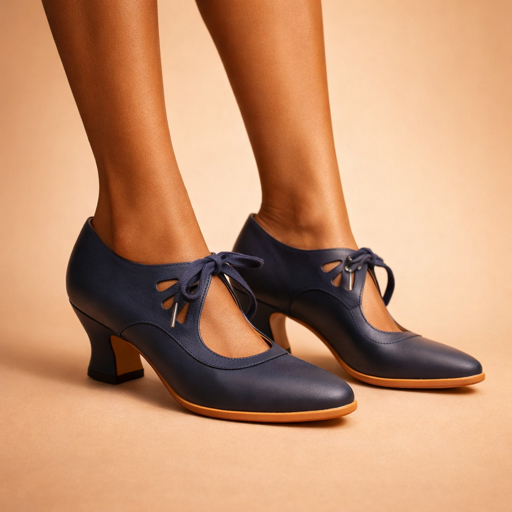 Camille | Soft-Touch Lace Heels