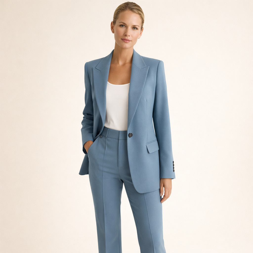 Vanessa Elegant suit set with flared trousers - Nora & Rose Maine, view 4