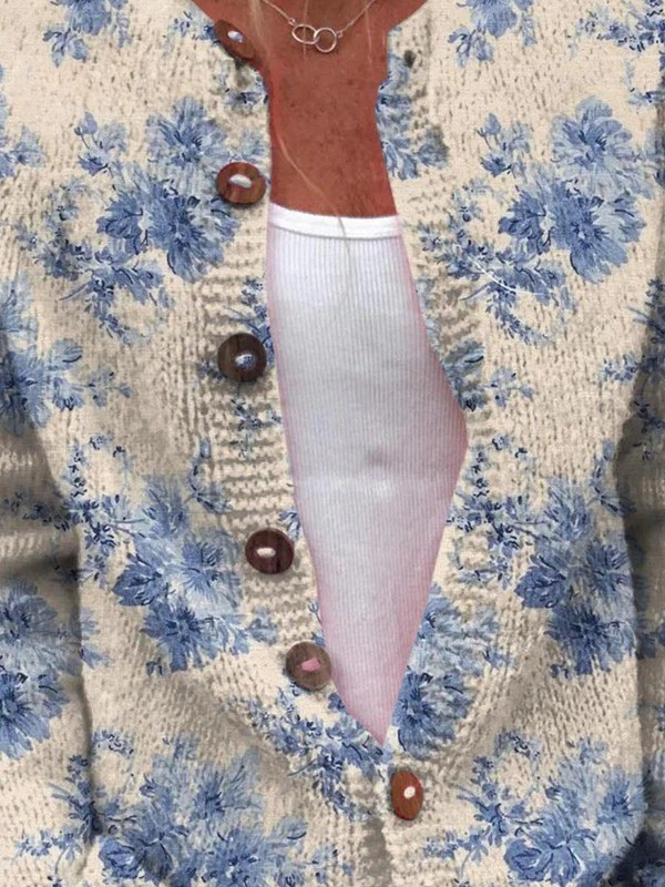 Daysie Vintage Cardigan Sweater - Nora & Rose Maine, view 2