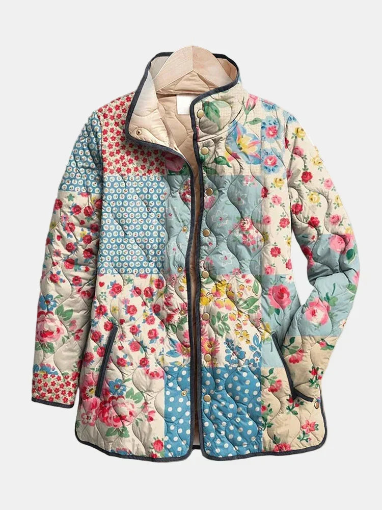 Zarae Charming Floral Quilted Jacket for Women - Nora & Rose Maine