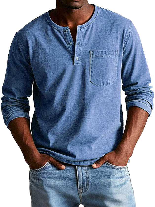 Theodore | Classic Vintage Long-Sleeve Shirt