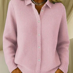 Camille Textured Knit Button-Up Cardigan - Nora & Rose Maine