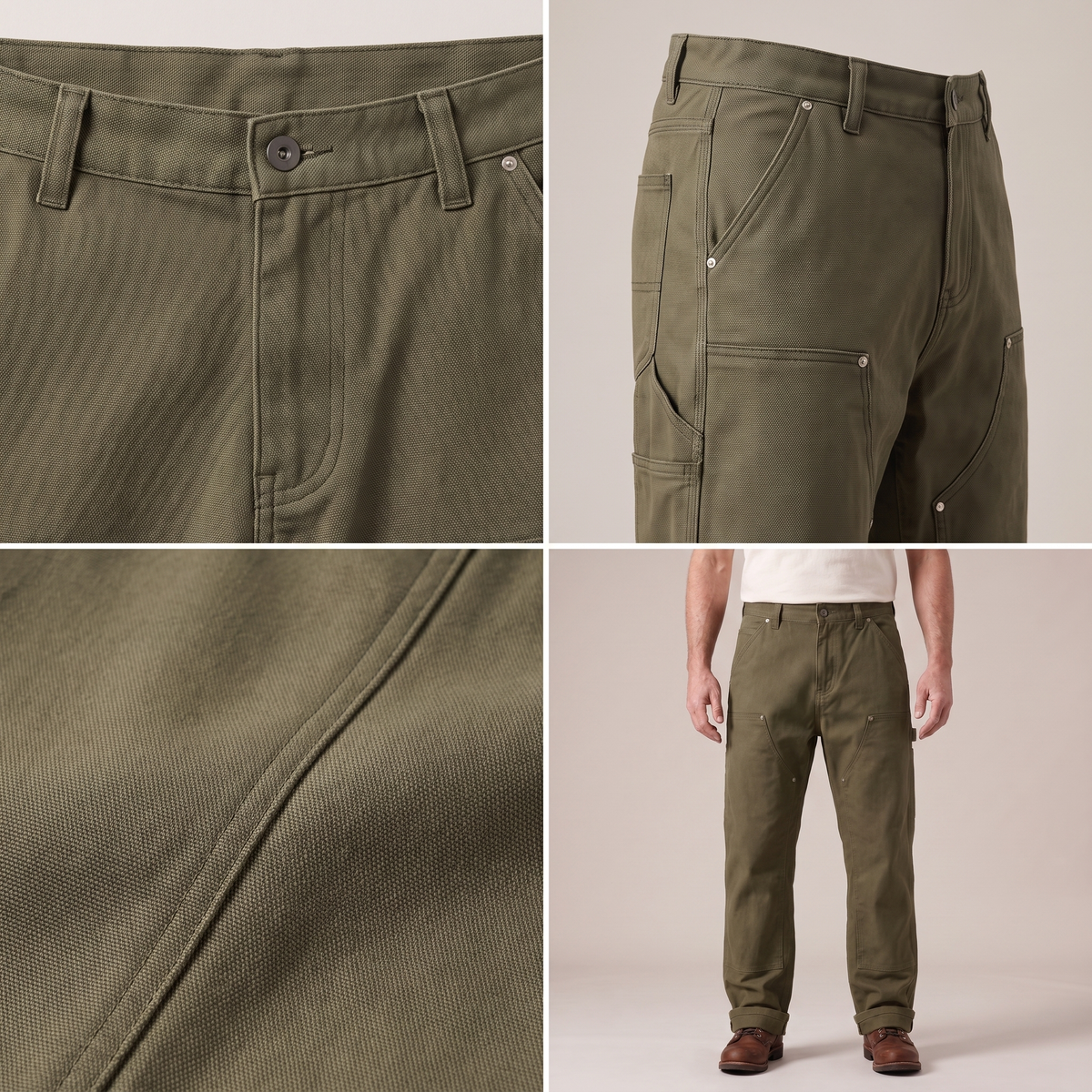 Rugged | Workwear Straight-leg Utility Pants