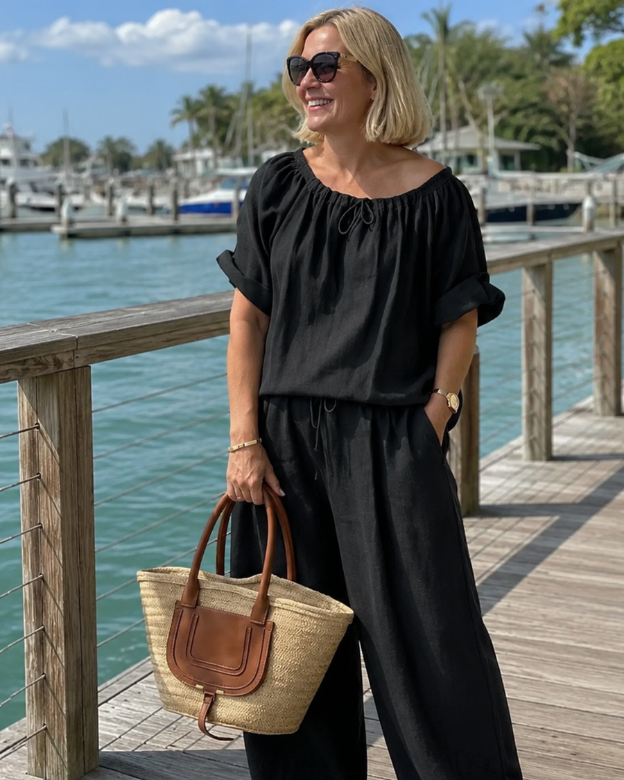 Jovana Comfortable Knit Set - Nora & Rose Maine, view 2