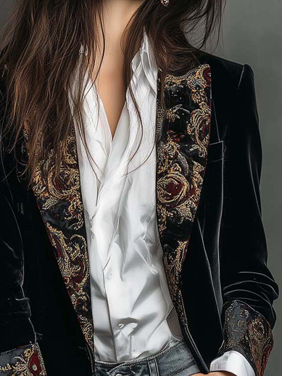 Black Baroque Velvet