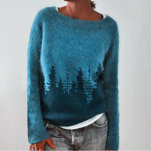Nevaeh Retro Scandinavian Knitted Sweater - Nora & Rose Maine