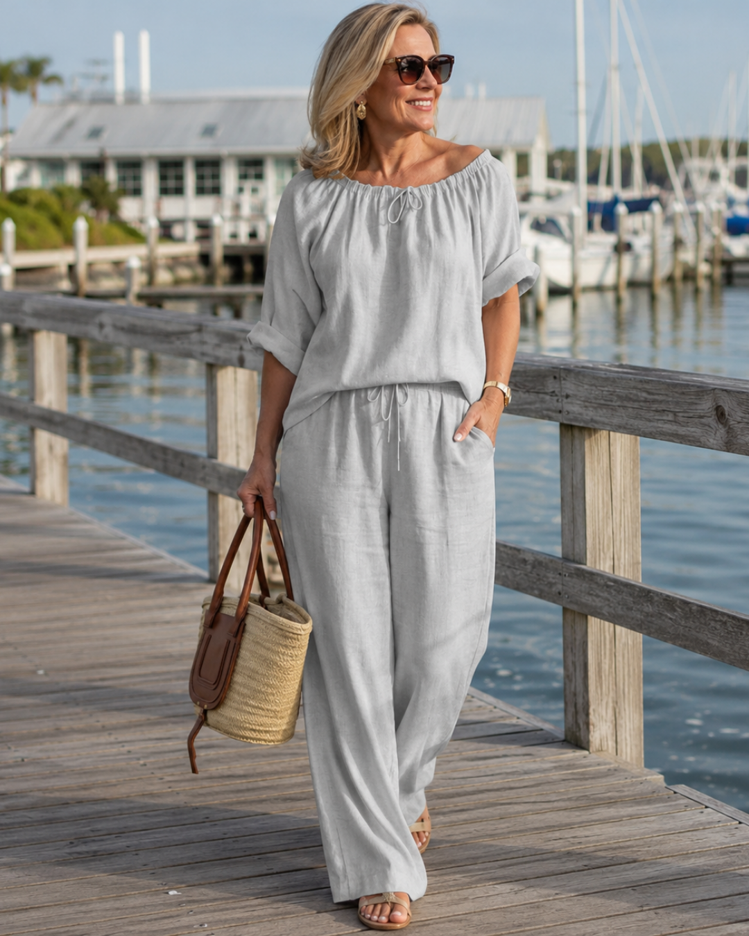 Jovana Comfortable Knit Set - Nora & Rose Maine