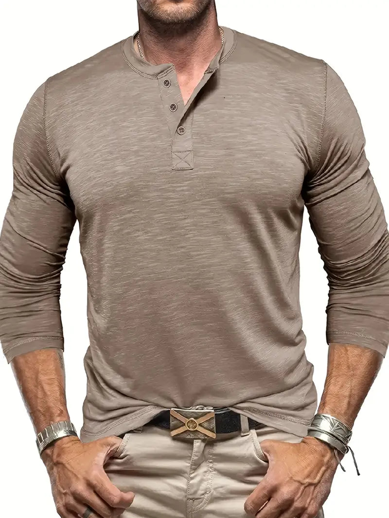 James | Supreme Fit Henley Shirt