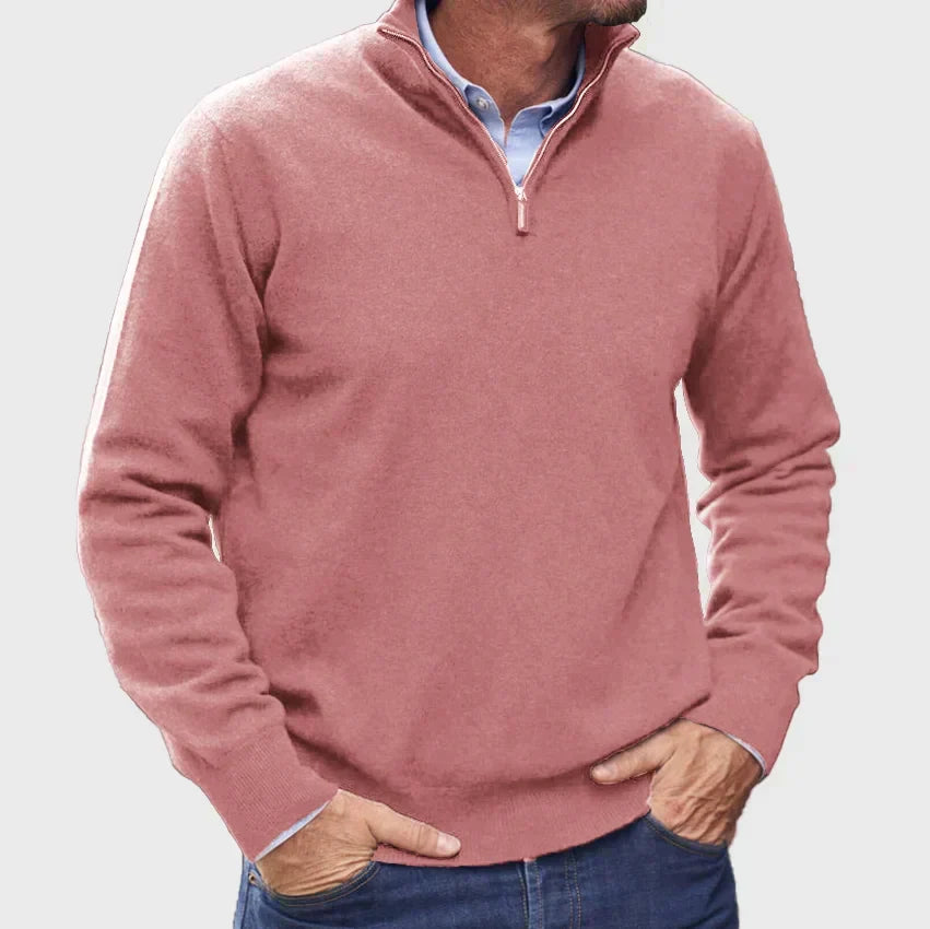 Mike | Essential Quarter-Zip Sweater