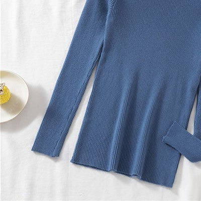 Zayenna Slim Fit Half Turtleneck Knit Top - Nora & Rose Maine, view 9