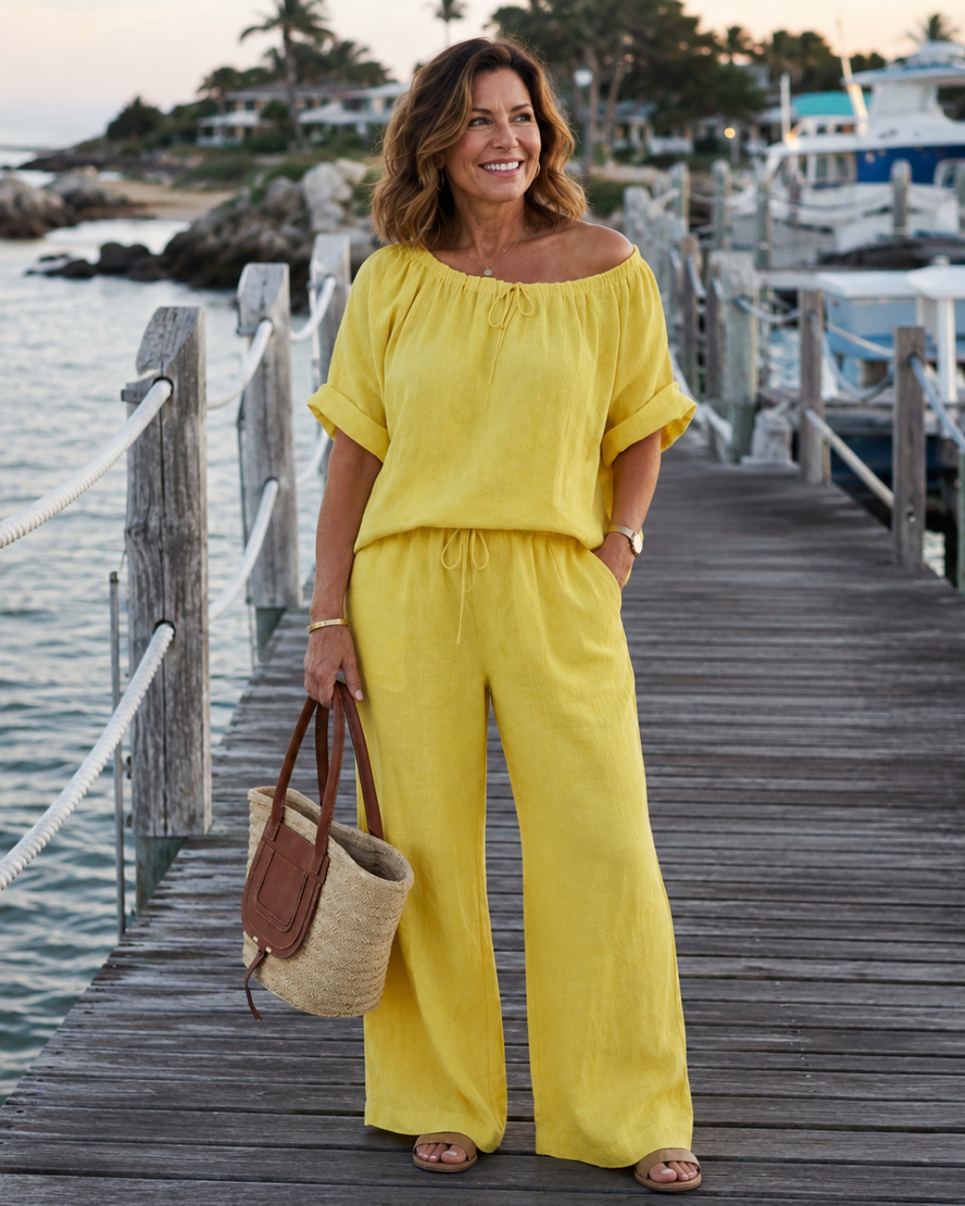 Jovana Comfortable Knit Set - Nora & Rose Maine, view 8