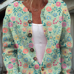 Foxfield Women's Vintage Floral Cardigan - Nora & Rose Maine