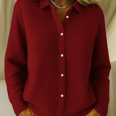Camille Textured Knit Button-Up Cardigan - Nora & Rose Maine, view 2