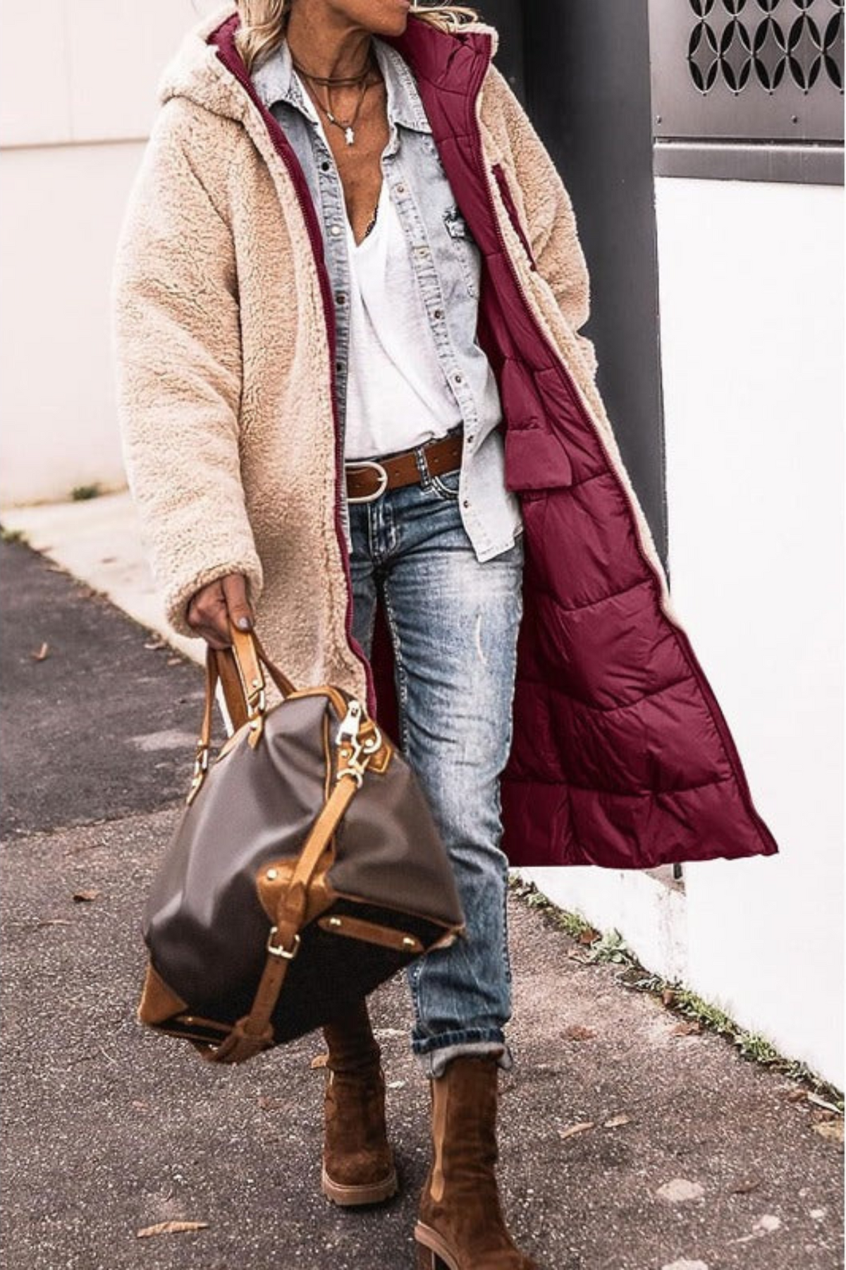 Laluna | Reversible Long Coat