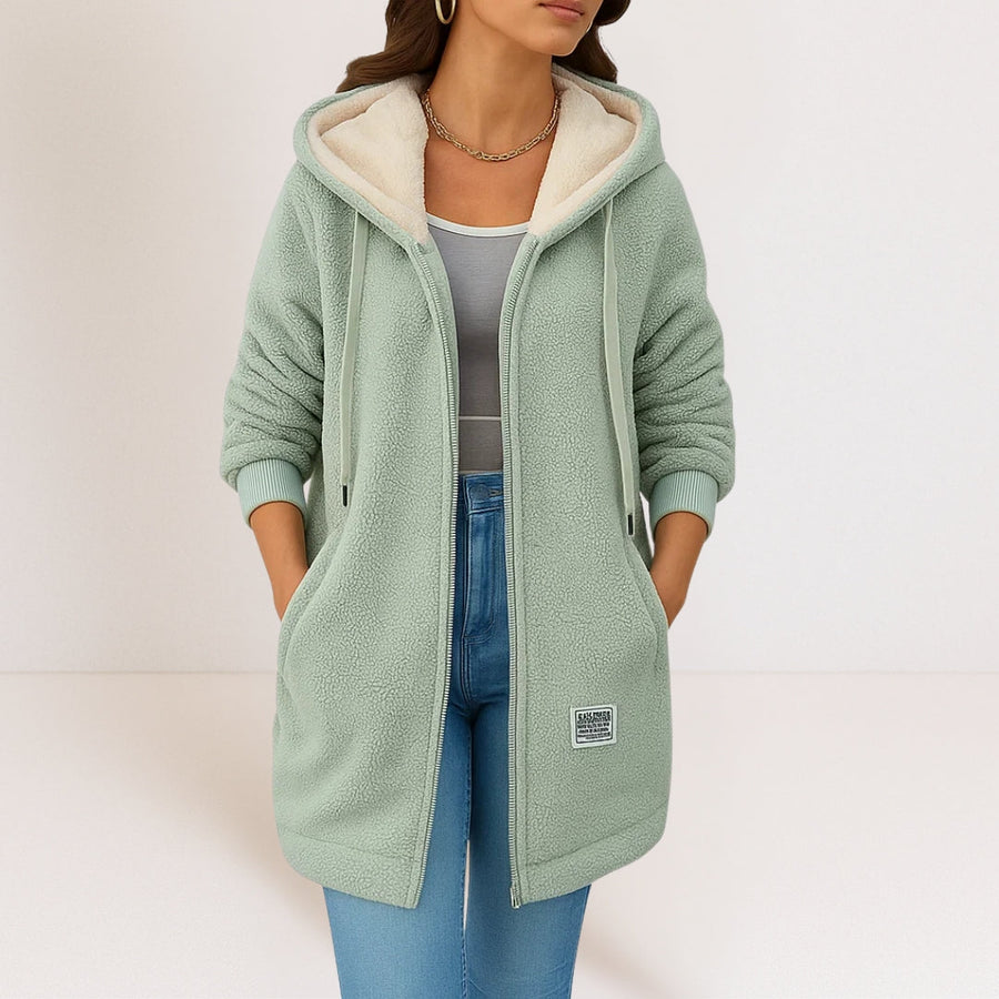 Phoebe Women’s Fleece Jacket - Nora & Rose Maine, view 2