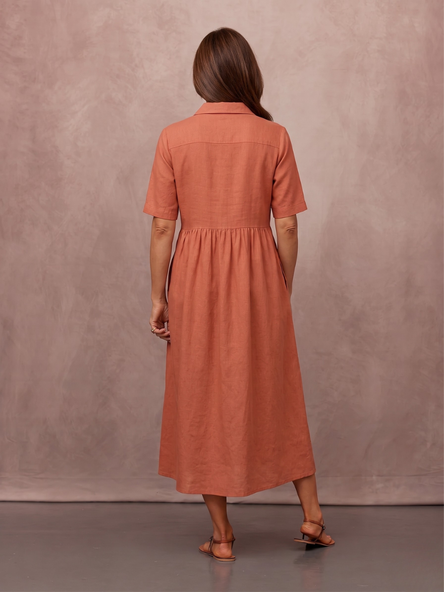 Rhiona Lightweight Woven Shirt Dress