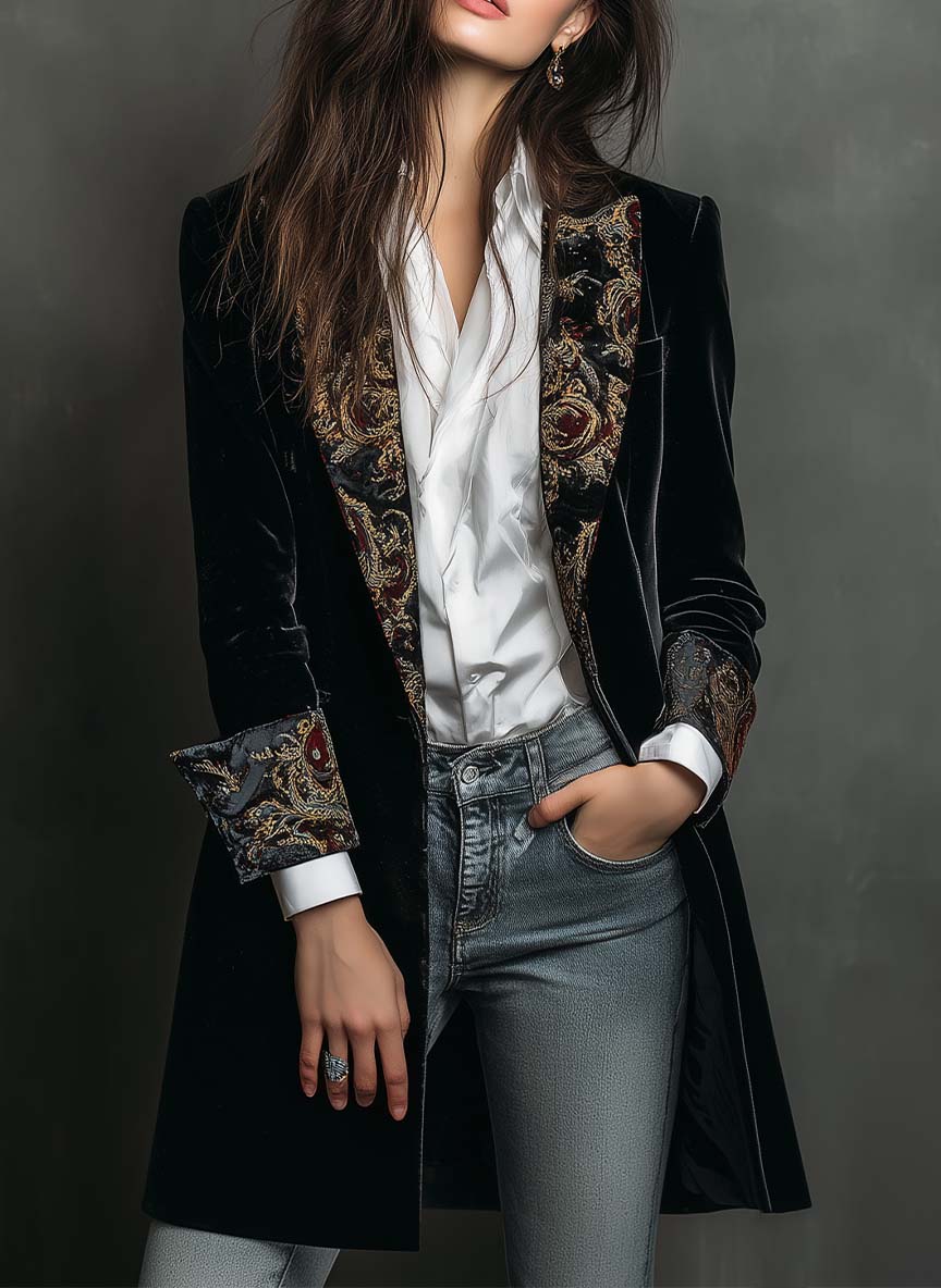 Black Baroque Velvet