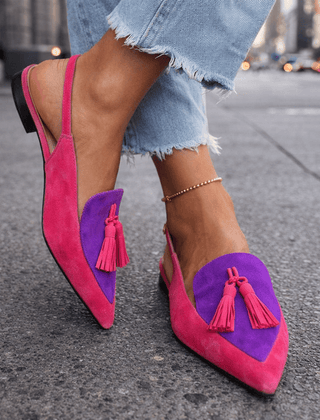 Pink and purple