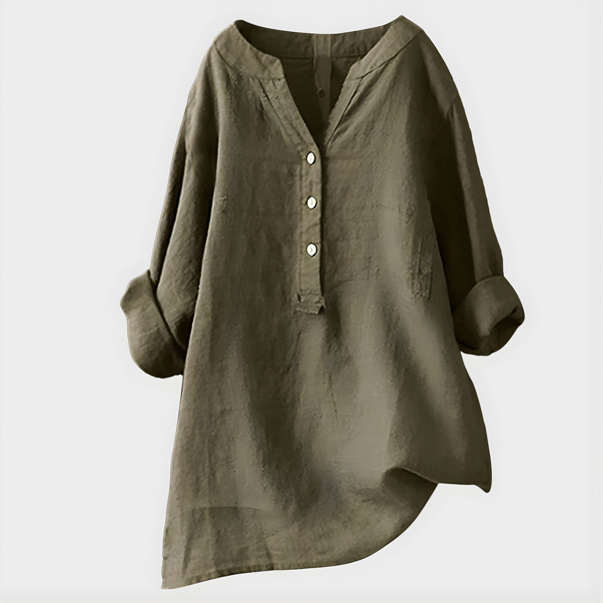 Veronique | Elegant V-Neck Blouse
