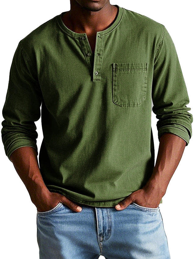 Theodore | Classic Vintage Long-Sleeve Shirt