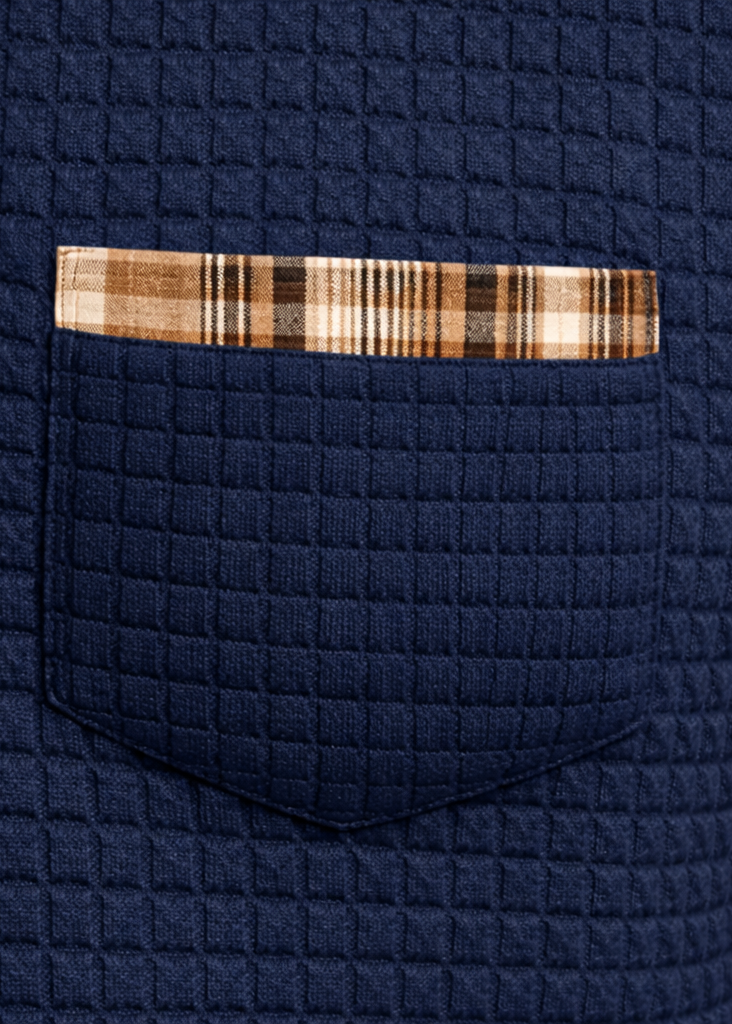 Stan | Long Sleeve Textured Polo