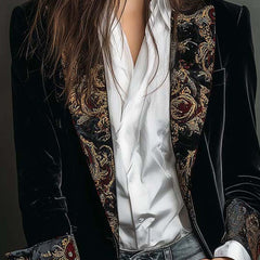 Black Baroque Velvet