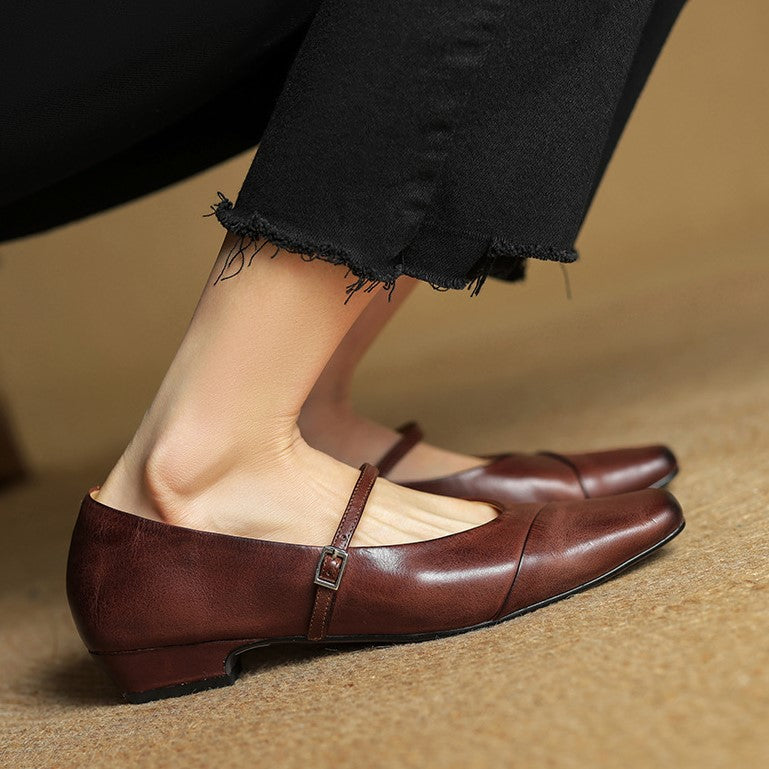 Aurette Soft-Touch Mary Jane Flats