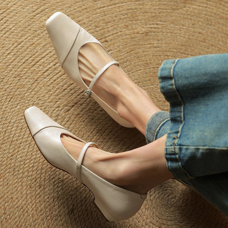 Aurette Soft-Touch Mary Jane Flats